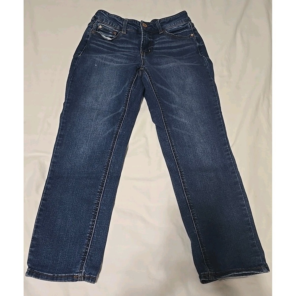 Time And Tru Women's 8‎ Petite Straight Jeans